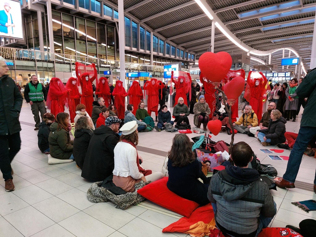 Impressie van de Sit-In